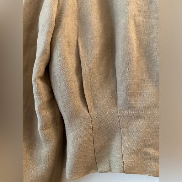 Authentic Vintage Christian Dior Structured Blazer Jacket Beige 12 - Picture 7 of 7